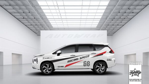 XP0014 Tem xe Mitsubishi Xpander Racing Speed min